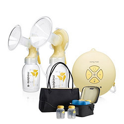 Medela 美德乐 丝韵翼 双边电动吸乳器套装(吸乳器1台+挎包+冰包+储奶瓶4个)