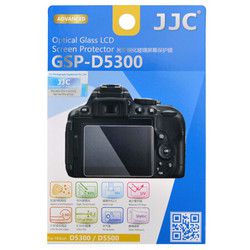 JJC GSP-D5300 尼康D5300 D5500单反相机钢化玻璃膜 高清防刮金钢膜 防反光防污保护屏贴膜 静电吸附膜