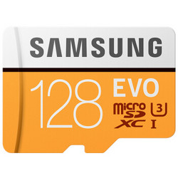 SAMSUNG 三星 EVO黄色升级版 TF卡 Micro SD卡 128GB