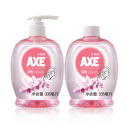 斧头牌（AXE）胡姬洗手液335ml（泵+补） 共2瓶 *2件