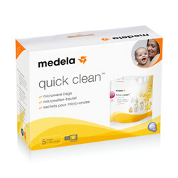 medela 美德乐 微波炉消毒袋5片装*1袋 *2袋