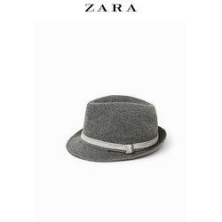 ZARA 童装 带帽檐绒布帽 08594799809