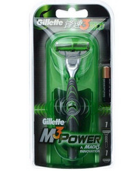 Gillette 吉列 锋速3动力 手动剃须刀 一刀架一刀头