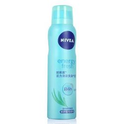 妮维雅(NIVEA)活力清新爽身气雾150ml（止汗露 腋下持久干爽） *2件