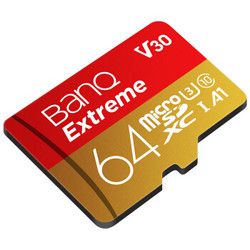 BanQ MicroSDXC A1 UHS-I U3 TF存储卡 64GB