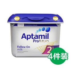 Aptamil 爱他美 白金版 婴幼儿奶粉 2段 800g*4罐