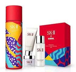 SK-II 圣诞限量套装 神仙水 230ml+卸妆啫喱 15g+洁面霜 20g+清莹露 30ml