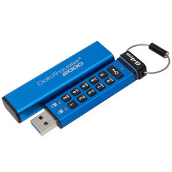 Kingston 金士顿 DT2000 64GB USB3.1 加密U盘