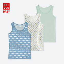 婴儿/幼儿 baby Scion网眼背心(3件装) 414872 优衣库UNIQLO