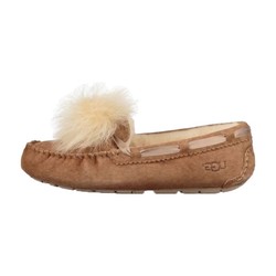 UGG Dakota Pom Pom系列 1019015 女士羊毛一体豆豆鞋