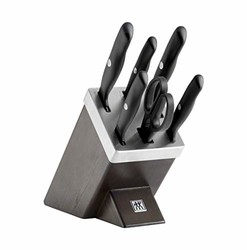 ZWILLING 双立人 38599-000-0 Life 磨刀刀座 7 件套，欧洲白蜡木