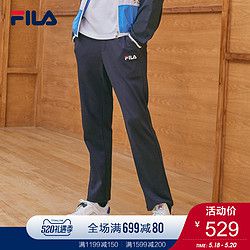 FILA 斐乐官方 男子针织长裤 2019夏季新款运动裤男裤子