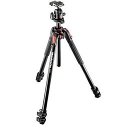 Manfrotto 曼富图 MK190XPRO3-BHCN 三脚架套装 中国红