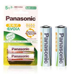 Panasonic 松下 EVOIA 5号充电电池五号2000毫安2000mAh 2节装