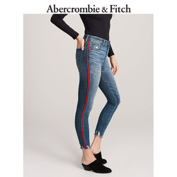 Abercrombie＆Fitch女装 高腰九分牛仔裤  235710-1 AF