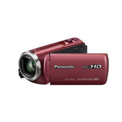 Panasonic 松下 Lumix HC-V270 高清数码摄像机 红色 （90倍智能变焦 5轴光学防抖 WIFI/NFC V250升级版）