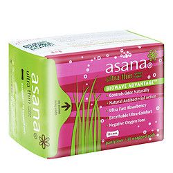 asana 阿莎娜 加拿大原装进口超薄棉面护垫155mm 30P